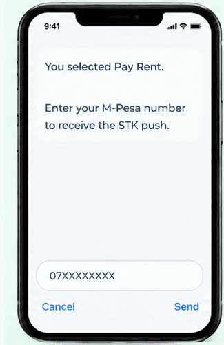 Enter M-Pesa Number