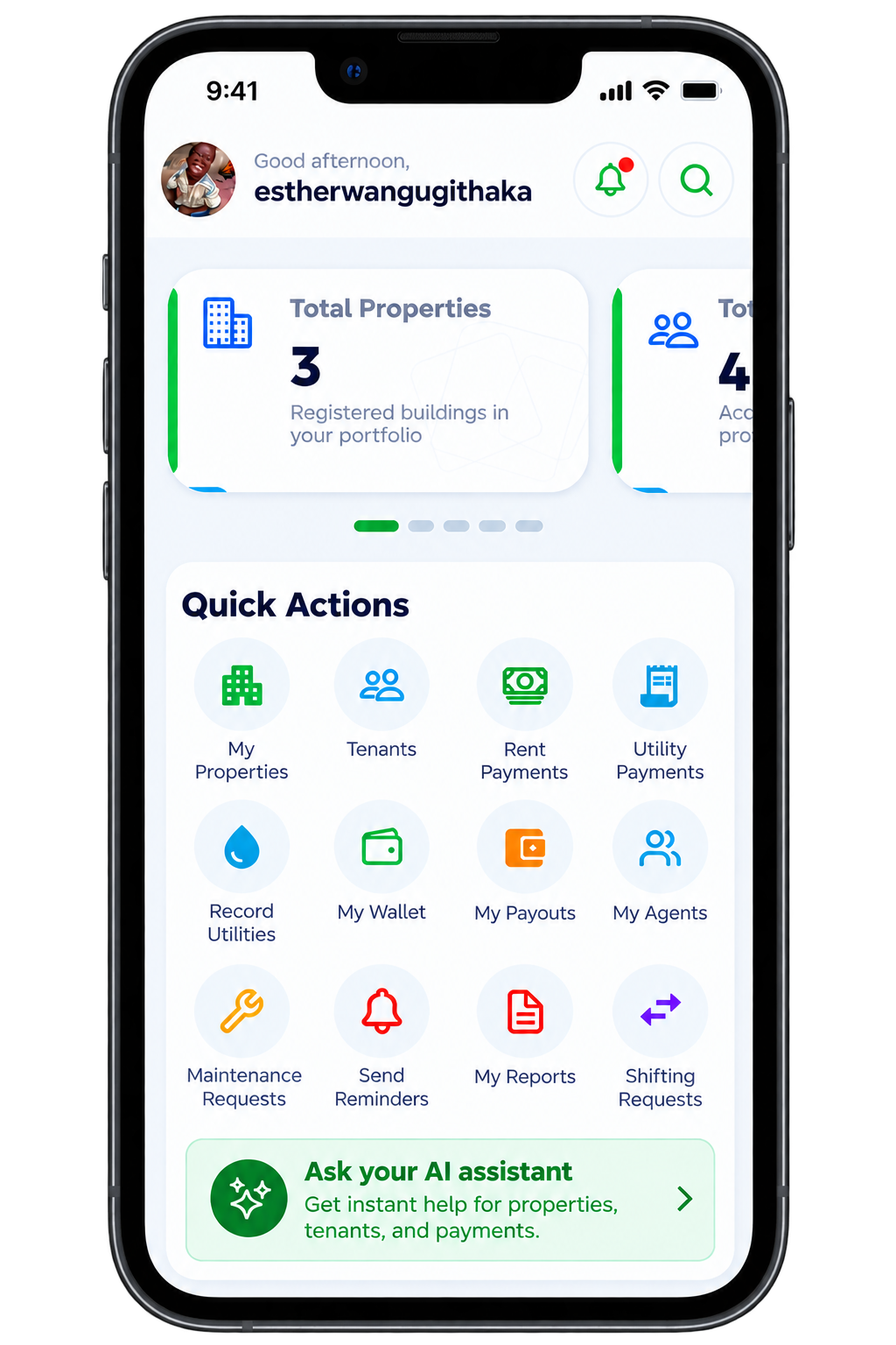 RentFasta dashboard preview